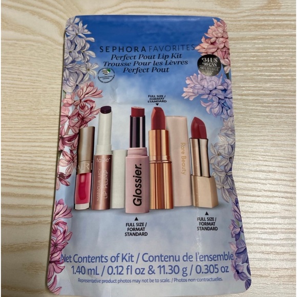 Sephora Favorites (LIMITED EDITION) Perfect Pout Lip Kit NWT - Picture 8 of 11